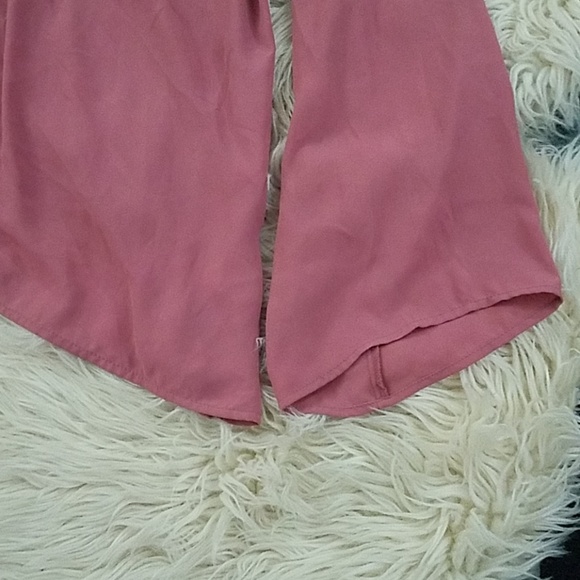 Antique Dusty Rose Romantic Flowy Blouse - Picture 3 of 4